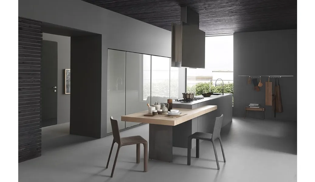 Cucina con isola Light 01 di Modulnova Cucina con isola Light 01 di Modulnova