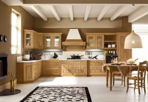 Cucina in rovere massiccio