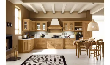 Cucina in rovere massiccio