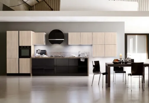 Cucina in laminato tranche rovere provenza