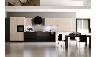 Cucina in laminato tranche rovere provenza