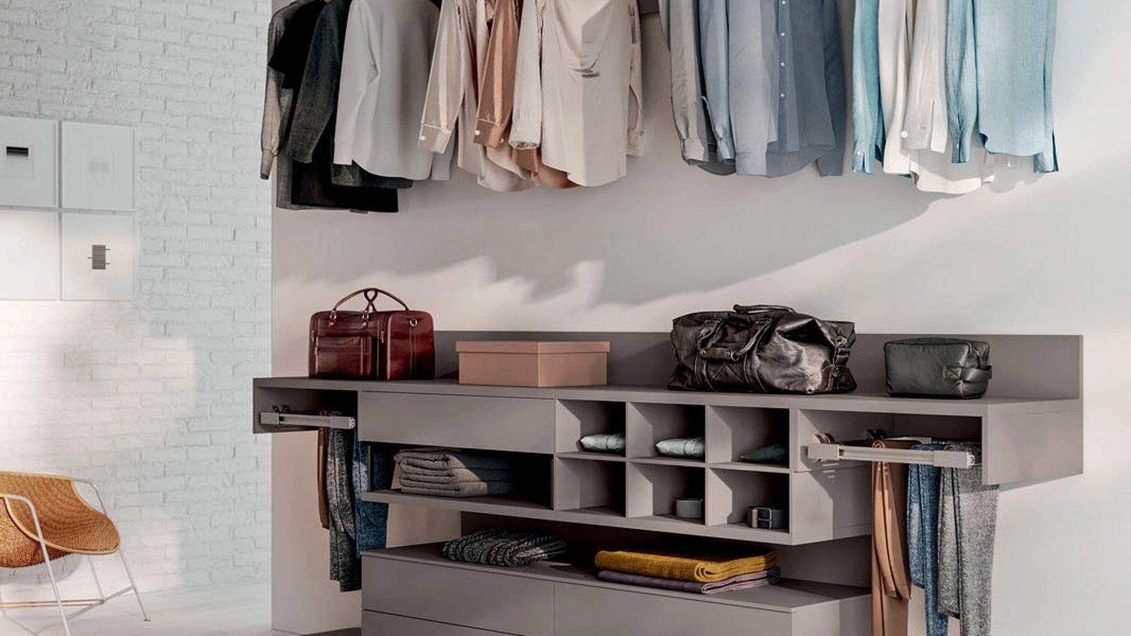 Cabina Armadio Alea Platino di Orme