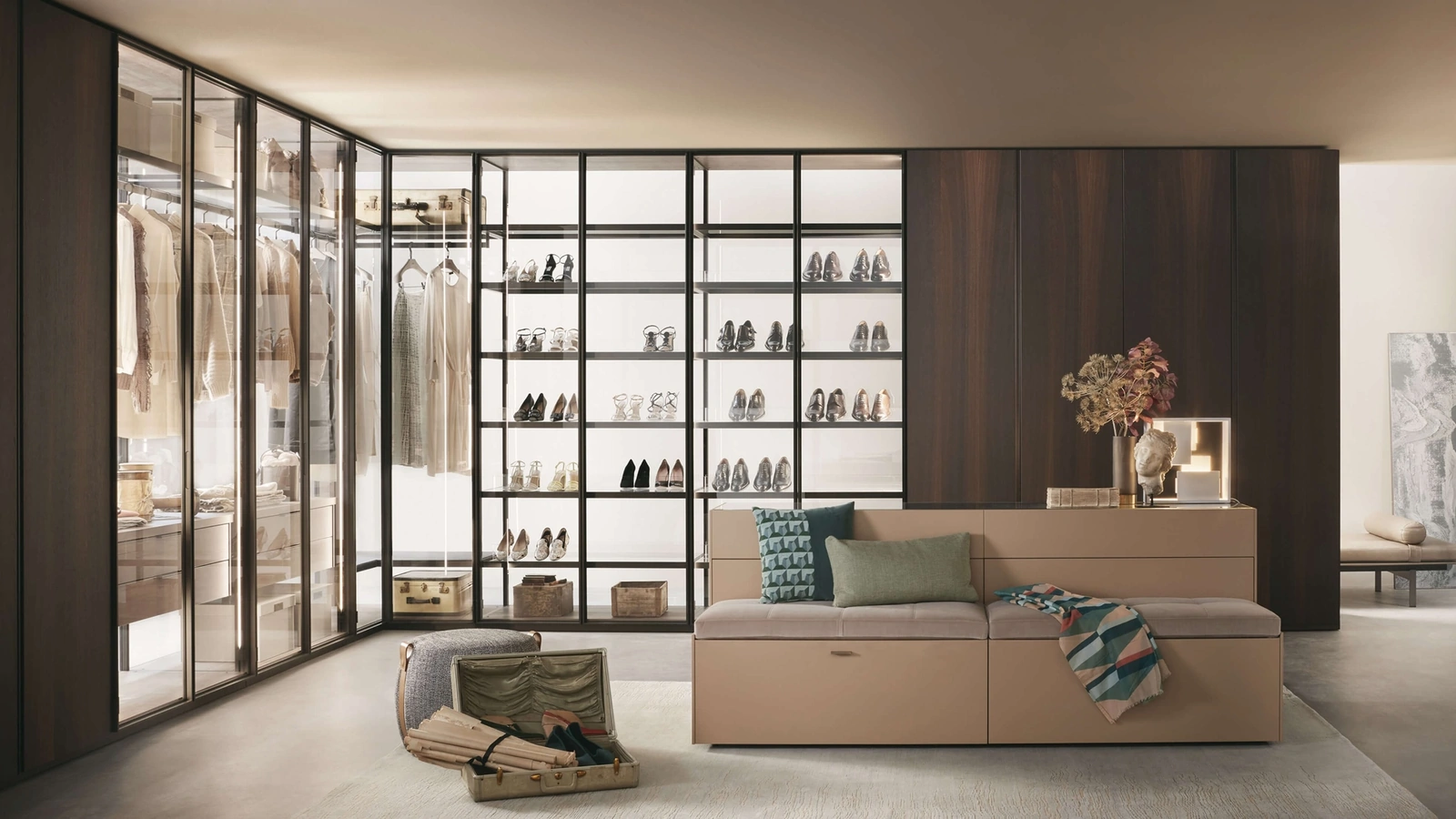 Armadio con anta battente Dandy di Lema