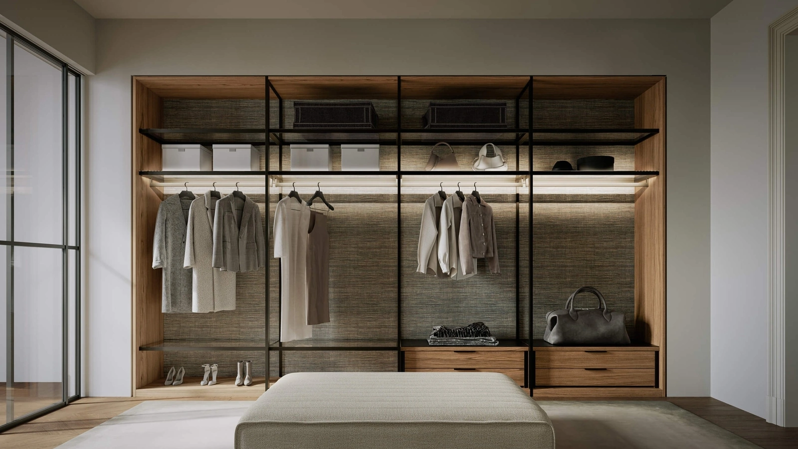 Cabina Armadio Open di Lema