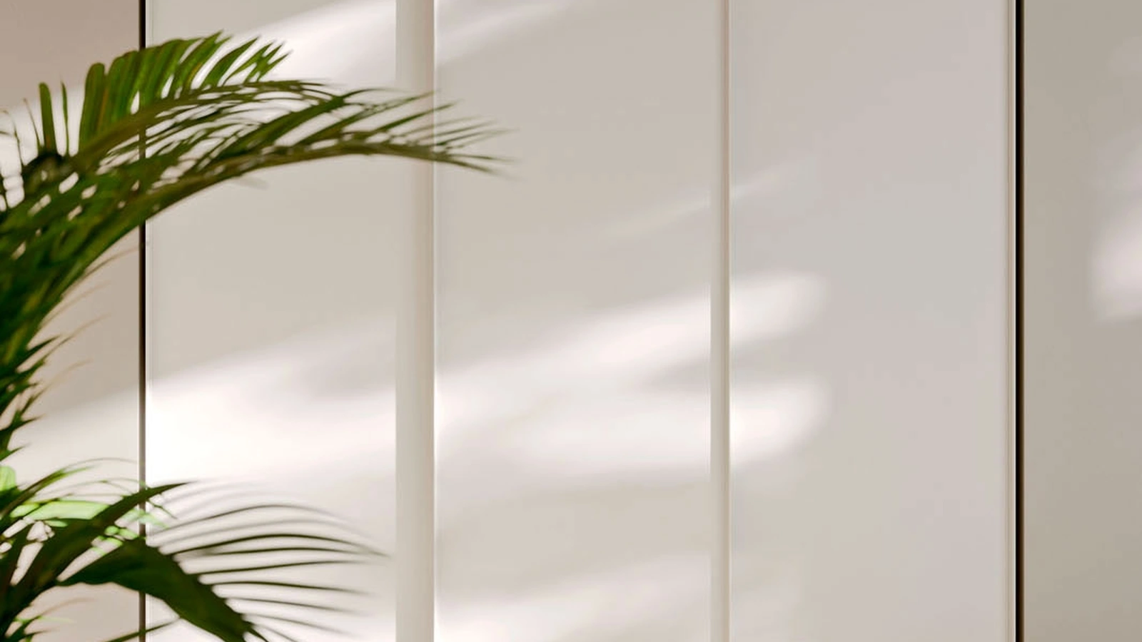 Armadio ad ante scorrevoli Trio in melaminico Seta di Orme