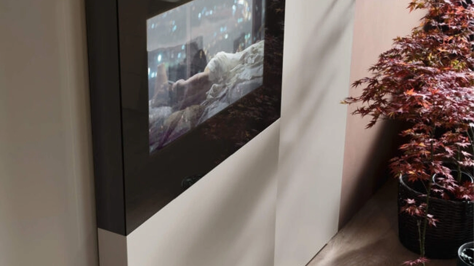 Armadio con TV Wallblog3 di Maronese