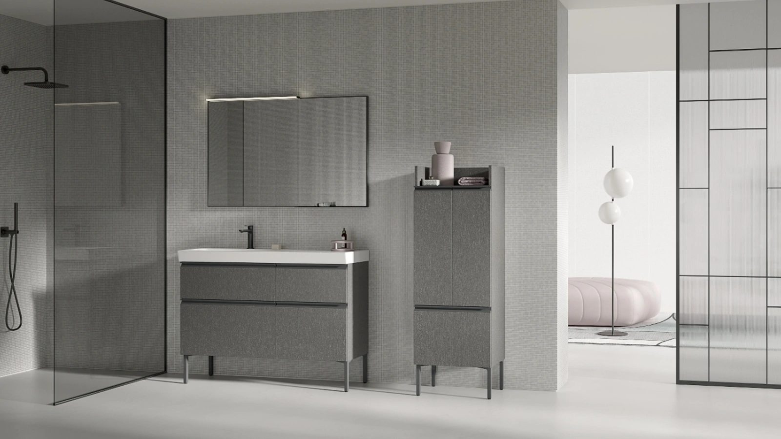 Mobile da Bagno a terra BIK BK04 di Compab