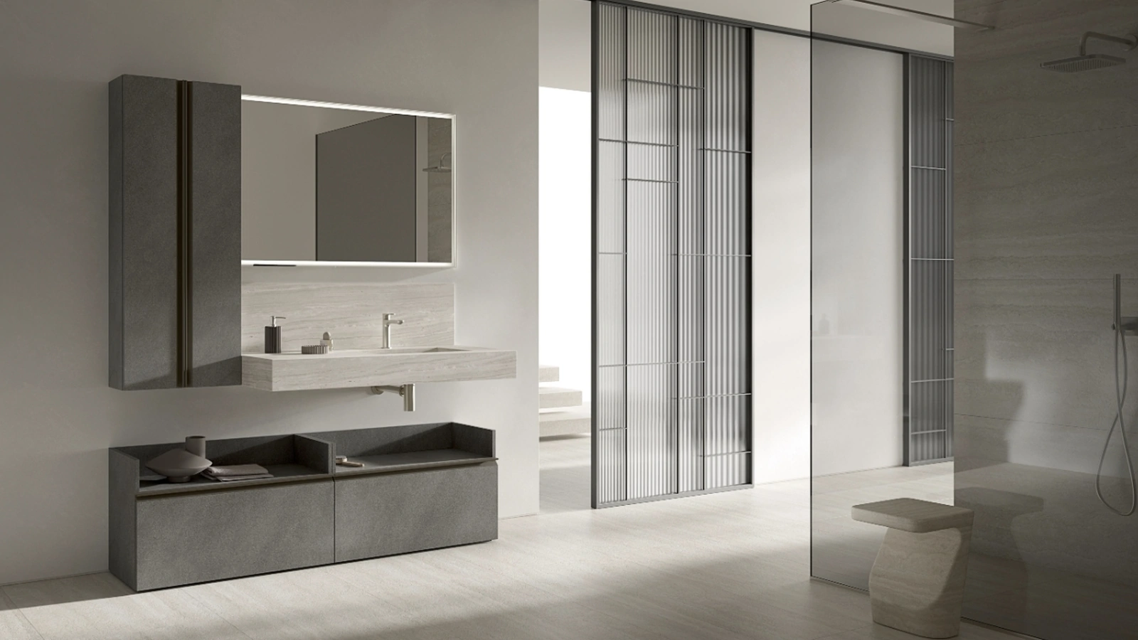 Mobile da Bagno a terra BIK BK08 di Compab