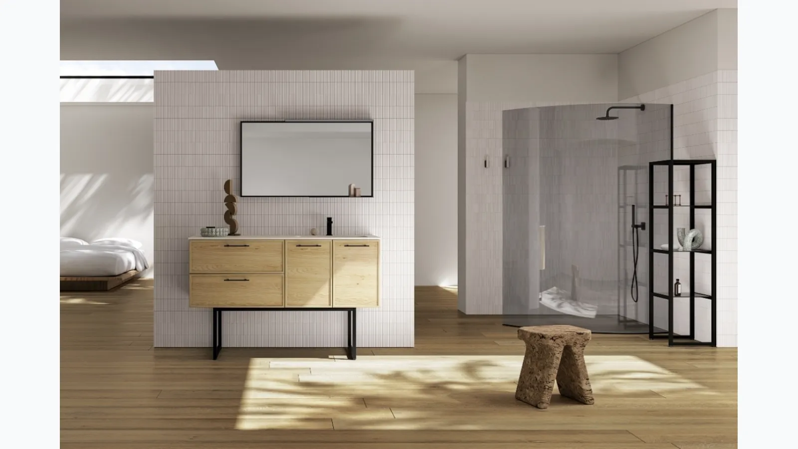 Mobile da Bagno a terra TABULA TB08 di Compab