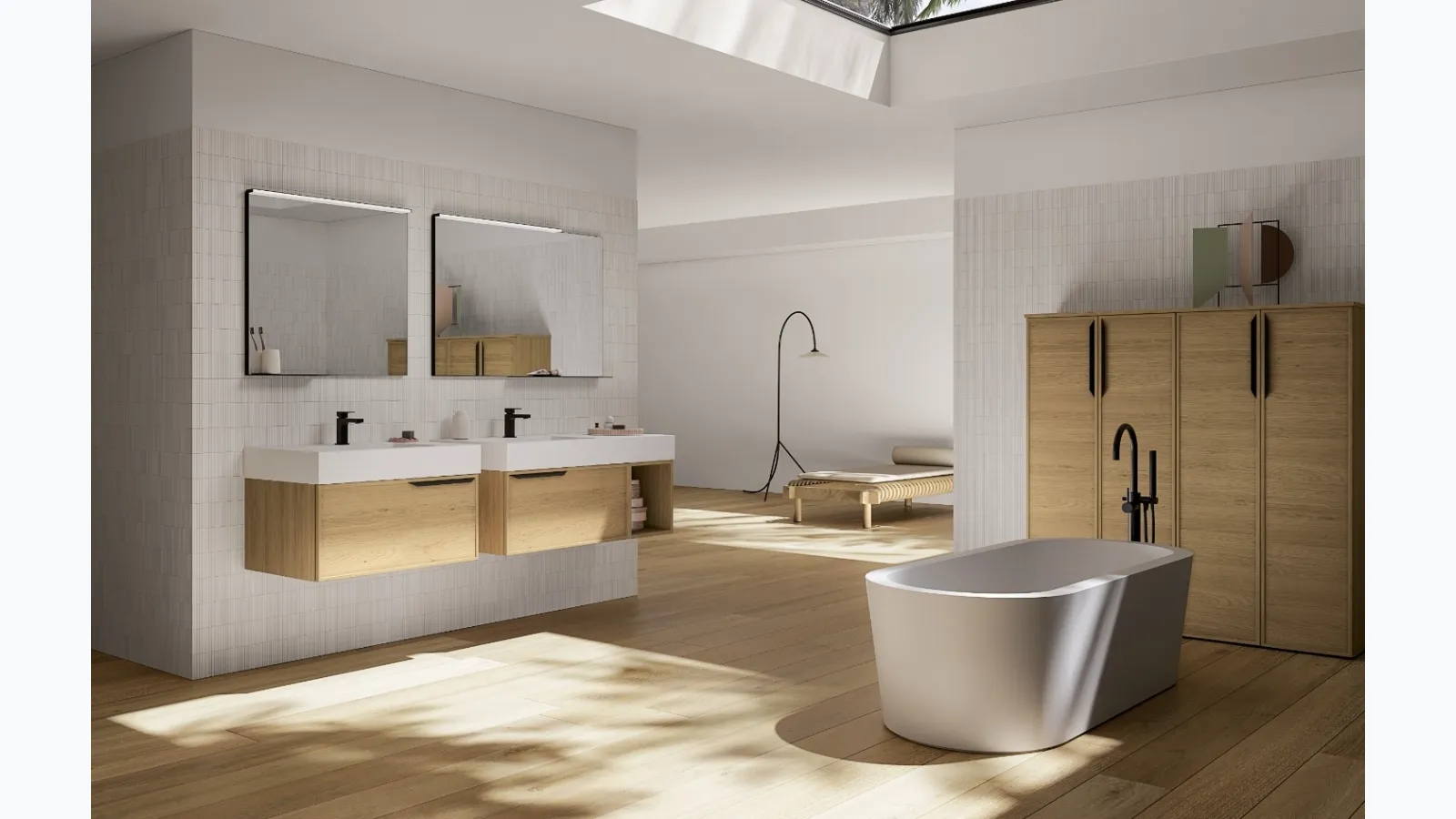 Mobile da Bagno sospeso TABULA TB11 di Compab