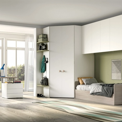 Camera moderna con ponte Room 141 di Zg Mobili