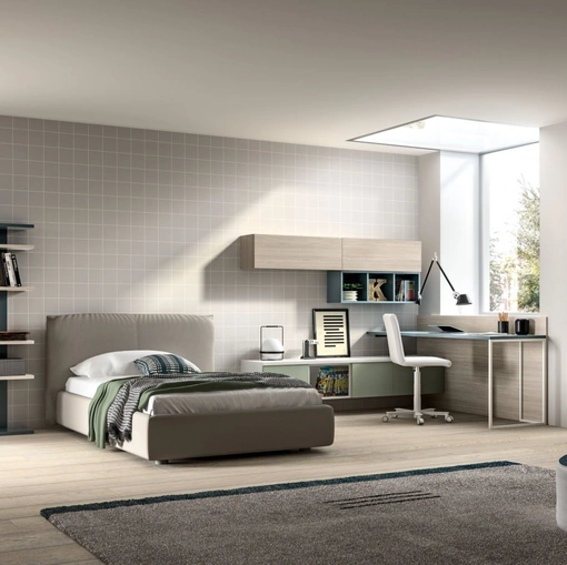Camera componibile per single Room101 di1 Zg Mobili