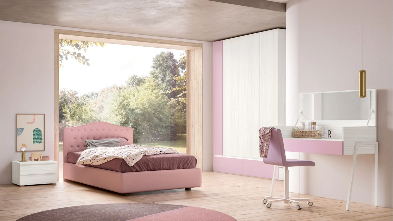 Camera componibile per single Room108 di Zg Mobili