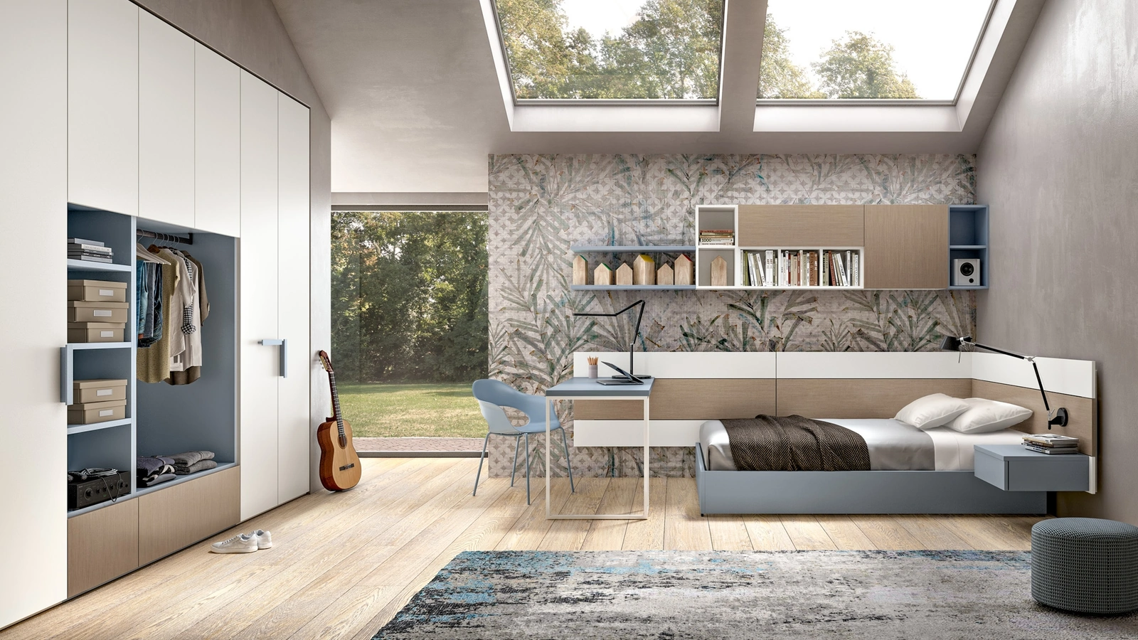 Cameretta per Ragazzi Generazione Z 202 di Zg Mobili