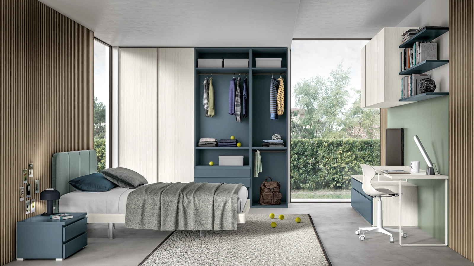 Cameretta per Ragazzi Generazione Z 203 di Zg Mobili