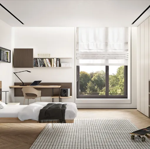 Cameretta per ragazzi Generazione Z 204 di Zg Mobili