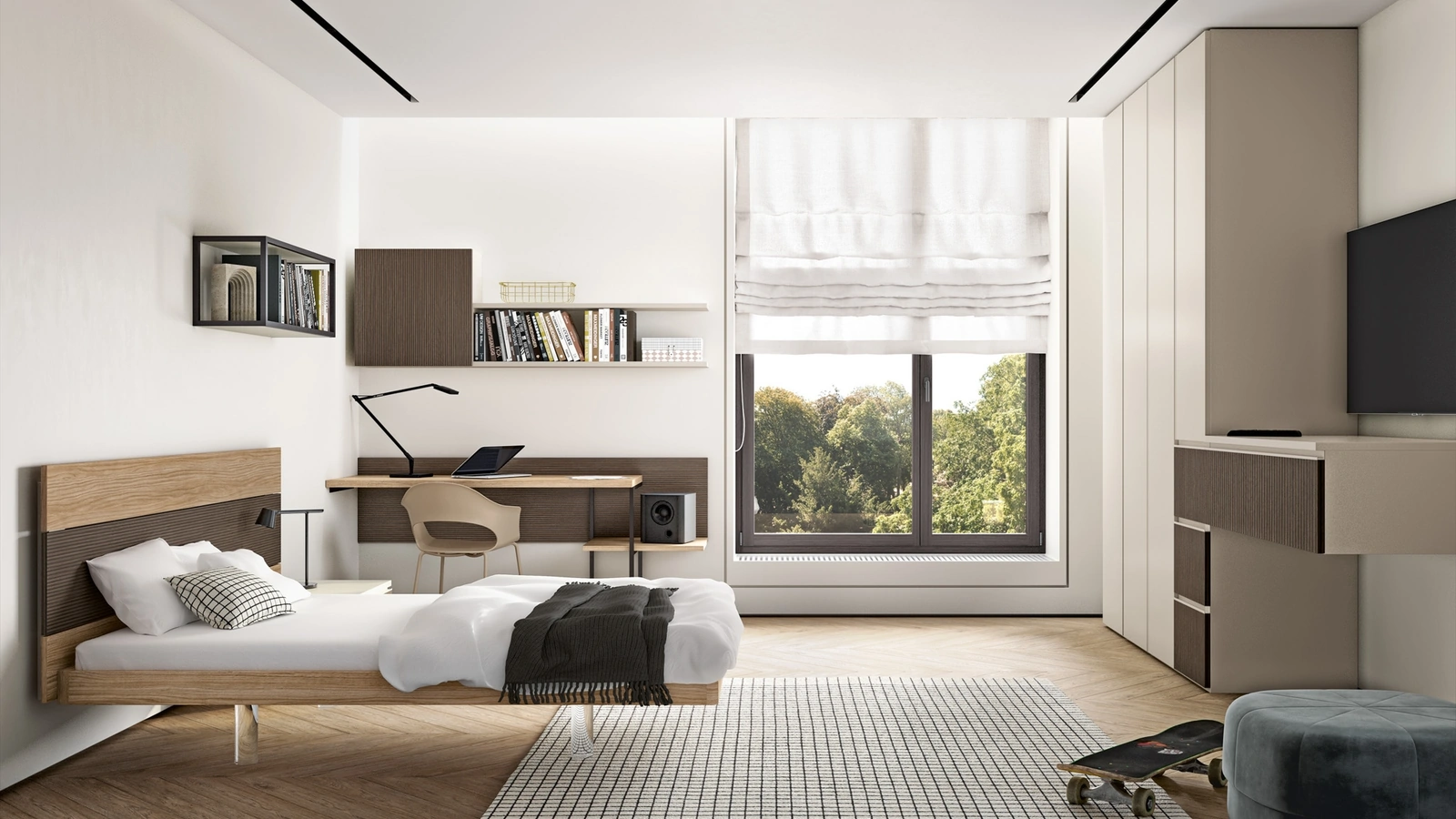 Cameretta per ragazzi Generazione Z 204 di Zg Mobili