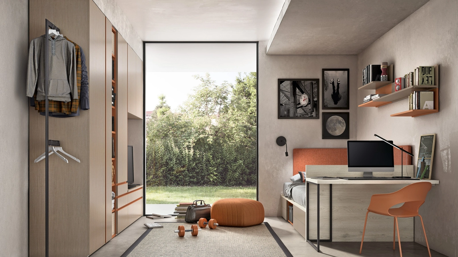 Cameretta per Ragazzi Generazione Z 206 di Zg Mobili