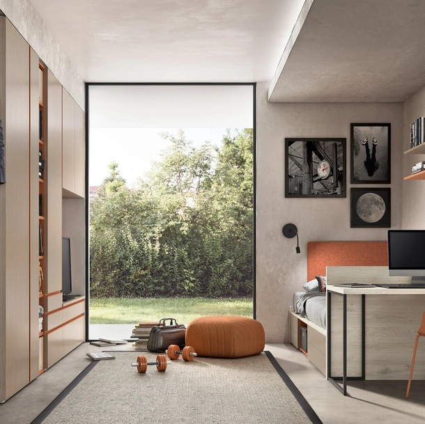 Cameretta per Ragazzi Generazione Z 206 di Zg Mobili