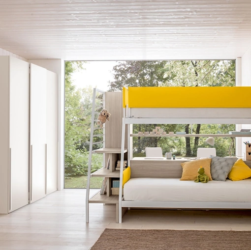 Camera per bambini con letto a castello Room 155 di Zg Mobili