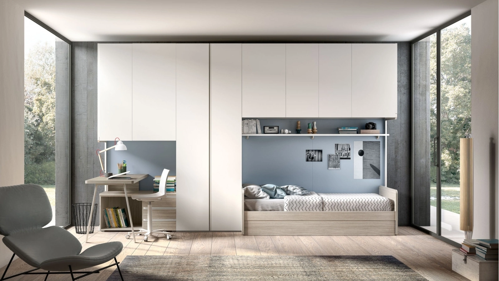 Camera con doppio ponte Room 146 di Zg Mobili