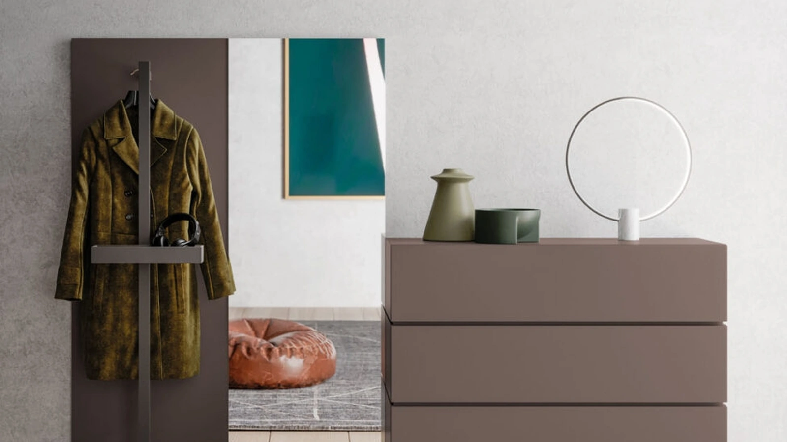 Comò Compongo con appendiabiti di Orme