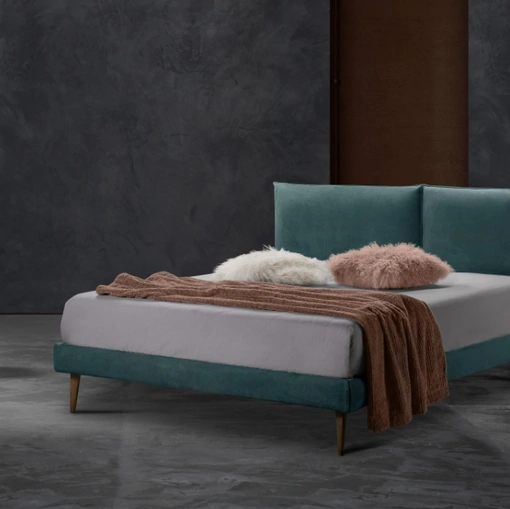 Letto in tessuto con testiera Sherman Ring 14 di Excò