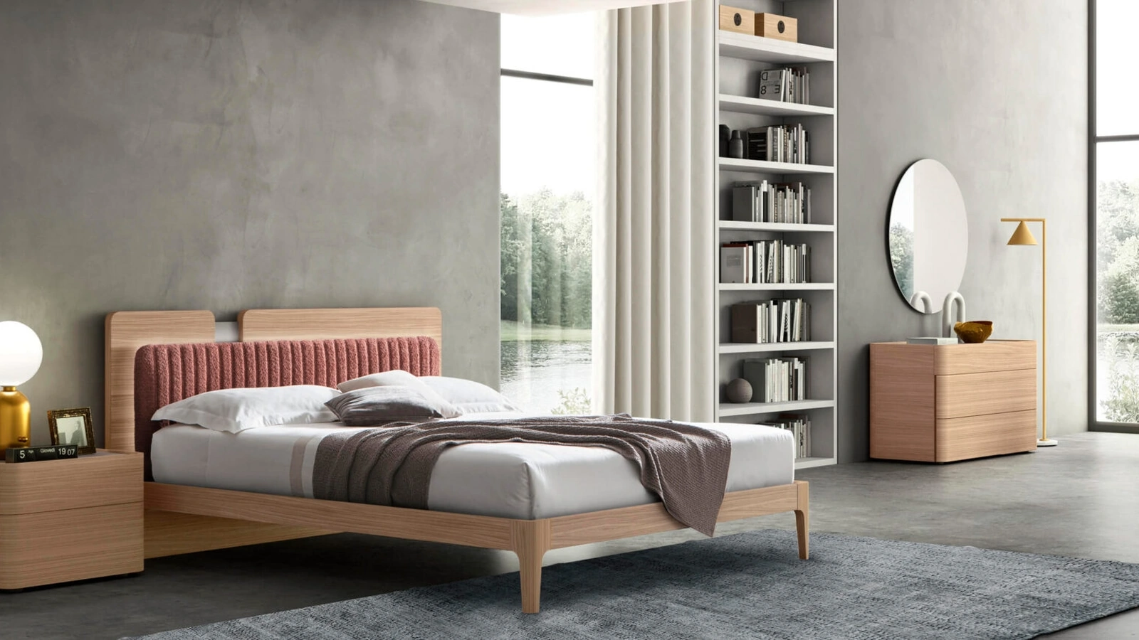 Letto imbottito Ginger di Maronese