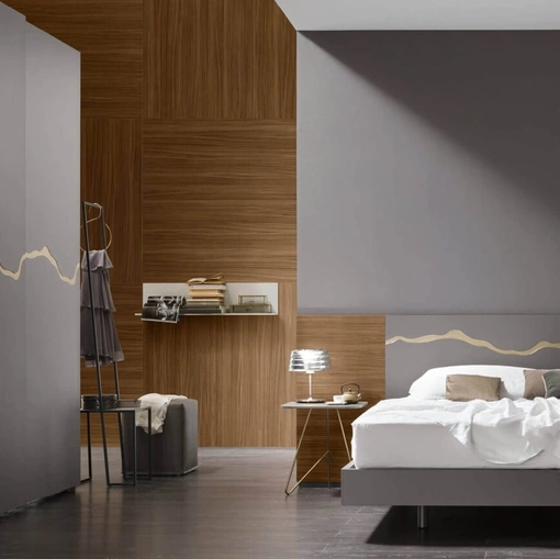 Letto Flash con testiera di Maronese