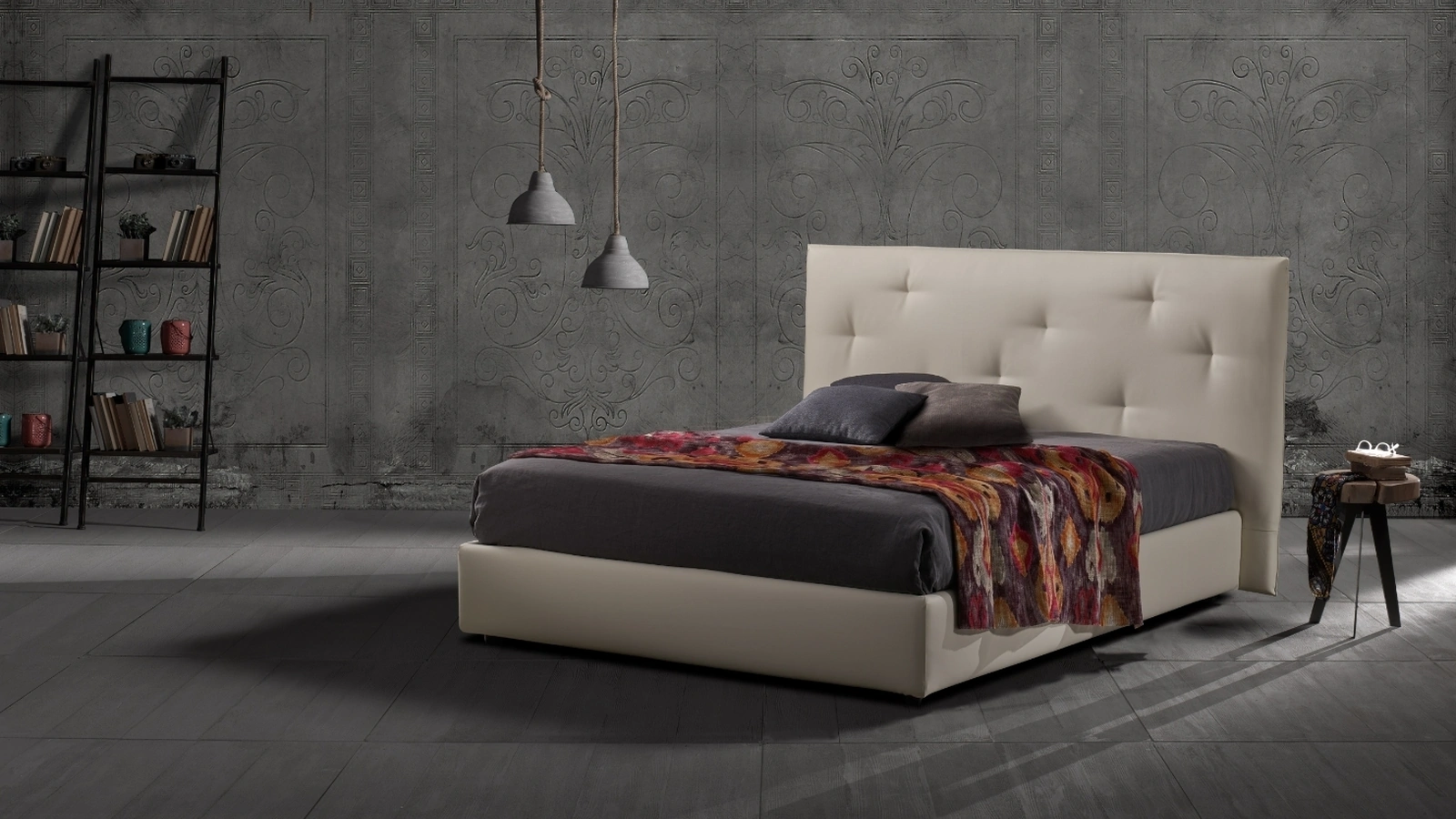 Letto Raul con box contenitore di Excò