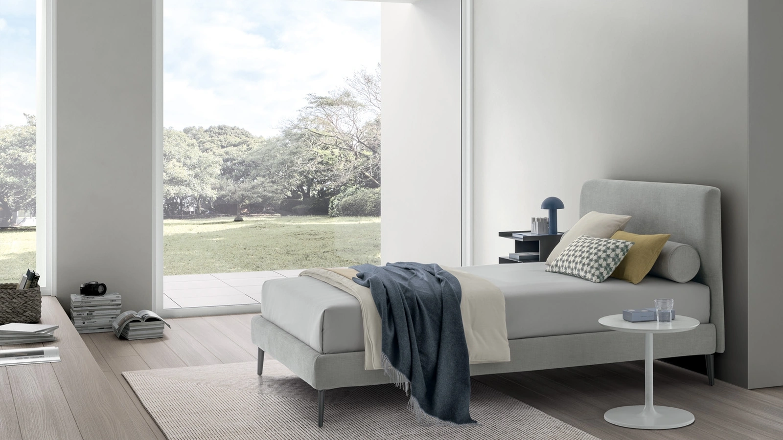 Letto in tessuto Benny di V&Nice