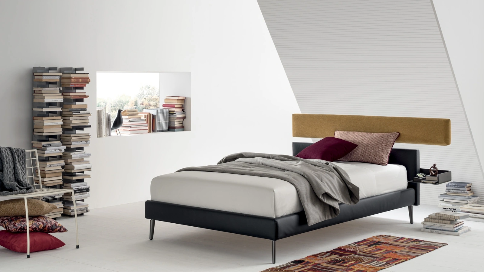 Letto in tessuto Denver di V&Nice