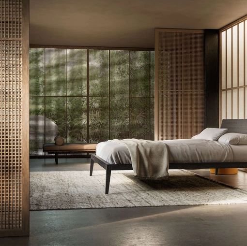 Letto matrimoniale Theo di Lema