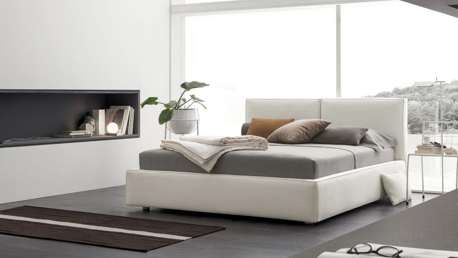 Letto con box contenitore Vega Duo Slim di V&Nice