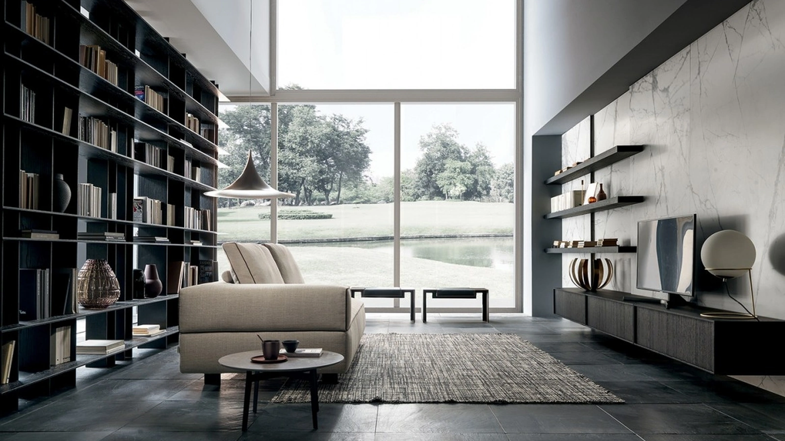 Libreria divisoria Blade 02 di Modulnova