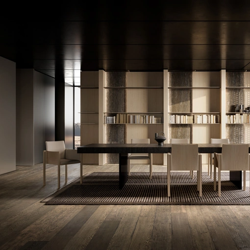 Libreria a muro Blade Edge di Modulnova