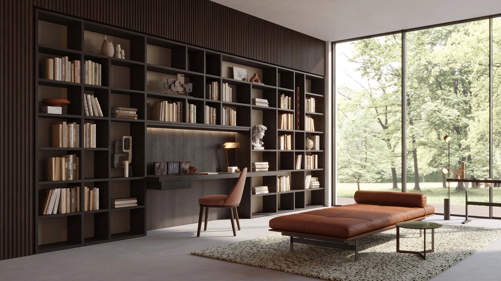 Libreria in legno Selecta di Lema