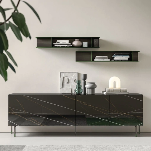 Madia Vitro 01 in vetro serigrafato di Orme