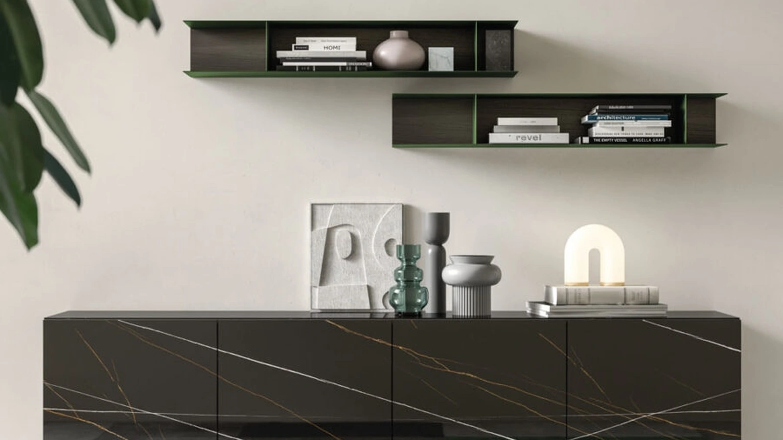 Madia Vitro 01 in vetro serigrafato di Orme