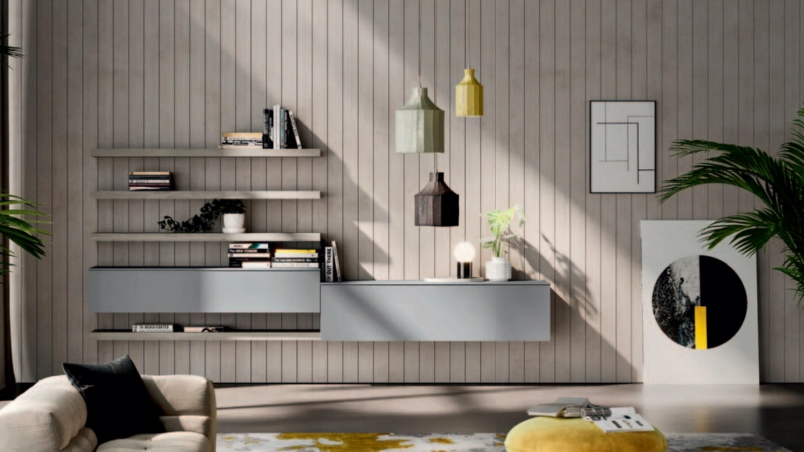 Parete Attrezzata sospesa Day 14 di Orme