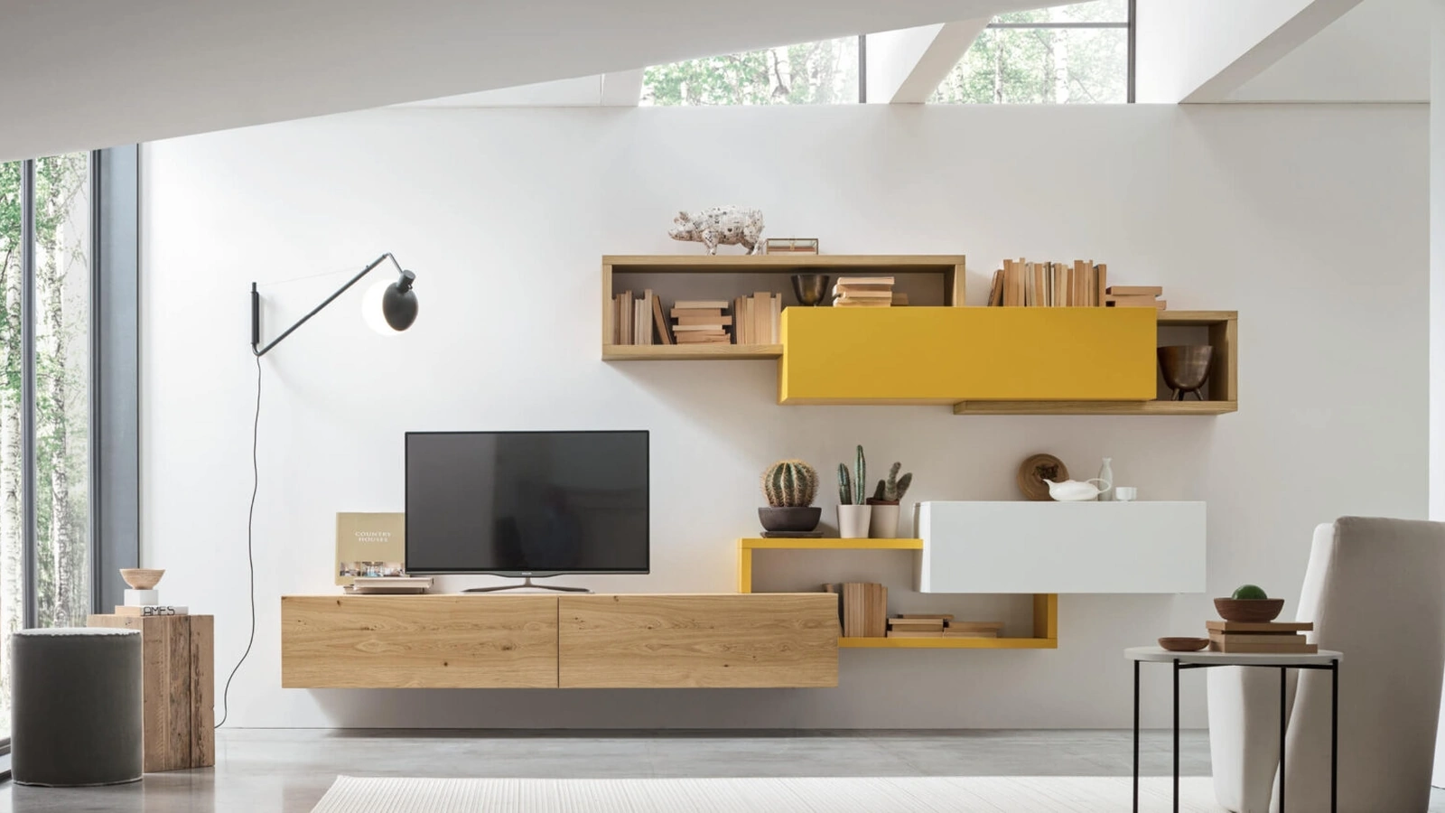 Parete Attrezzata Unix Comp SU2105 di Maronese