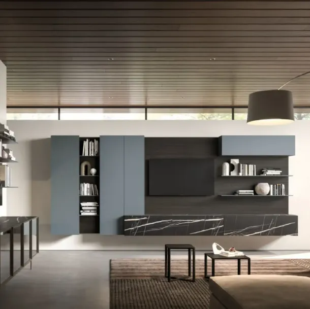 Parete Attrezzata sospesa Modulo Day 11 di Orme