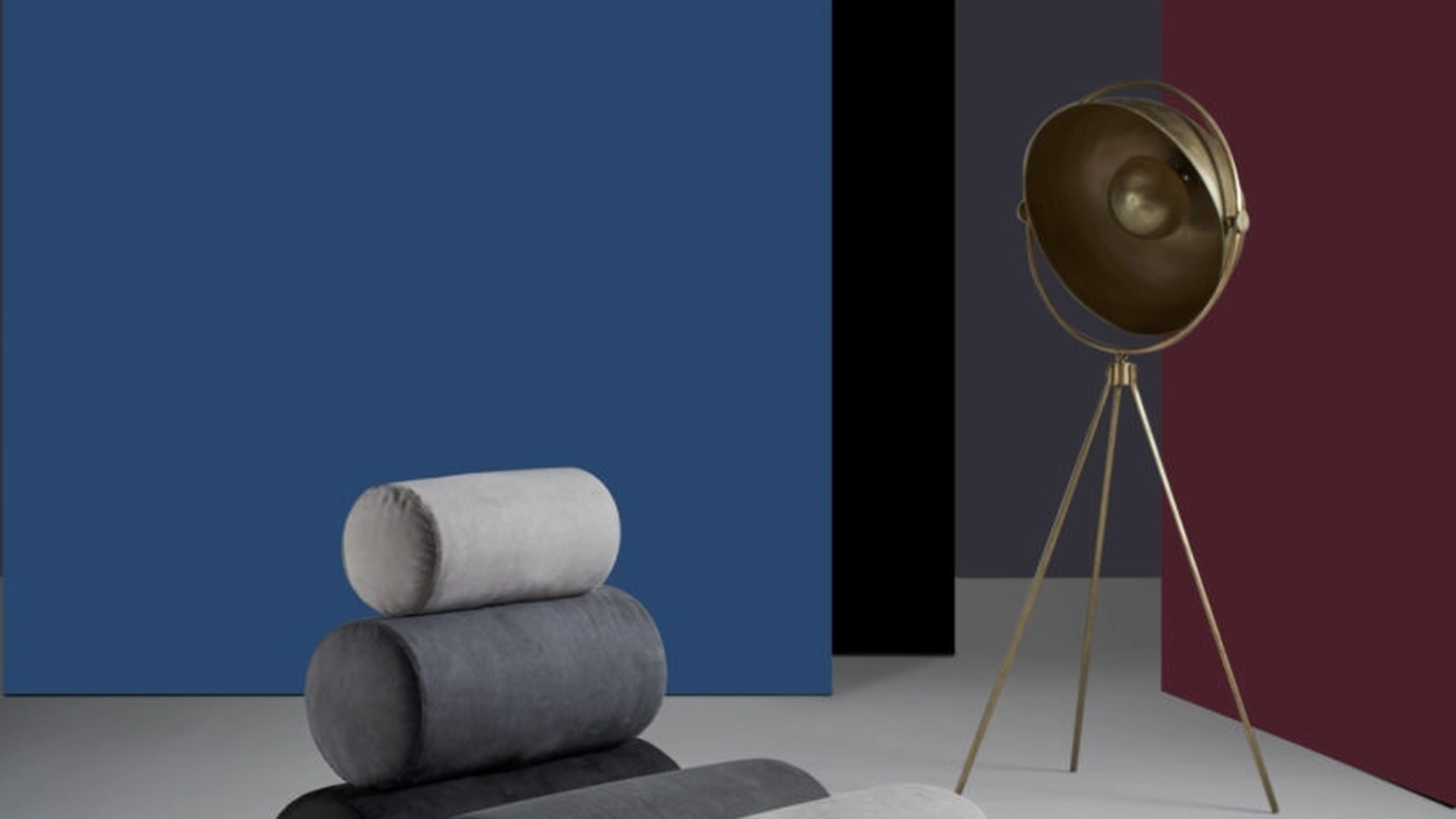 Poltrona di design composta da cilindri imbottiti Aris di Excò