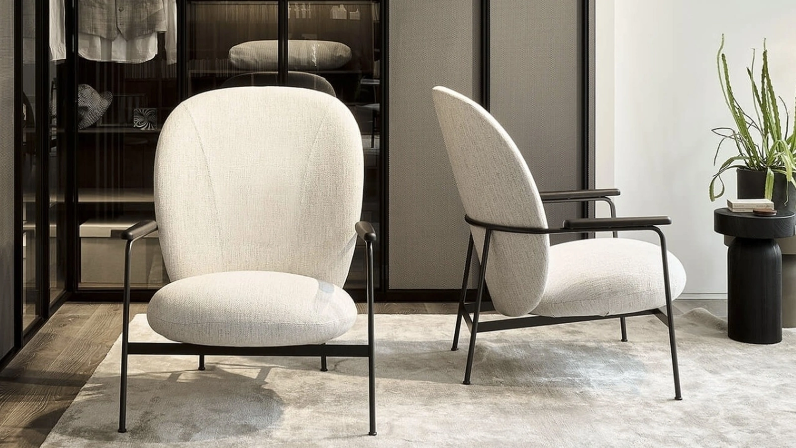 Poltroncina imbottita Claire di Lema