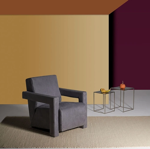 Poltroncina di design dalle forme squadrate Patty di Excò