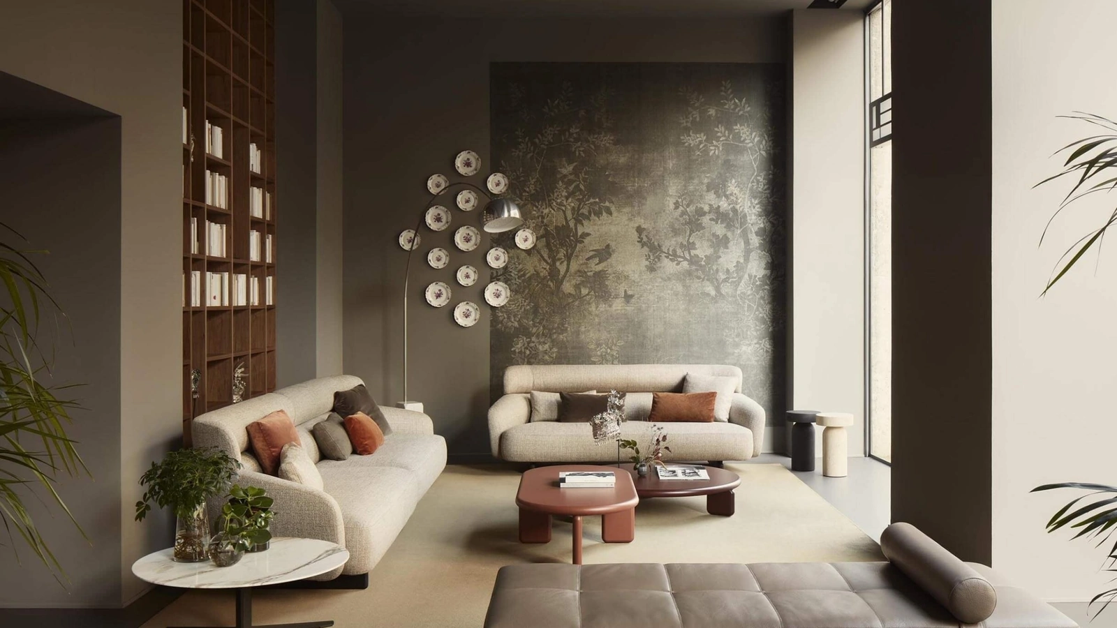 Divano lineare Ares di Lema