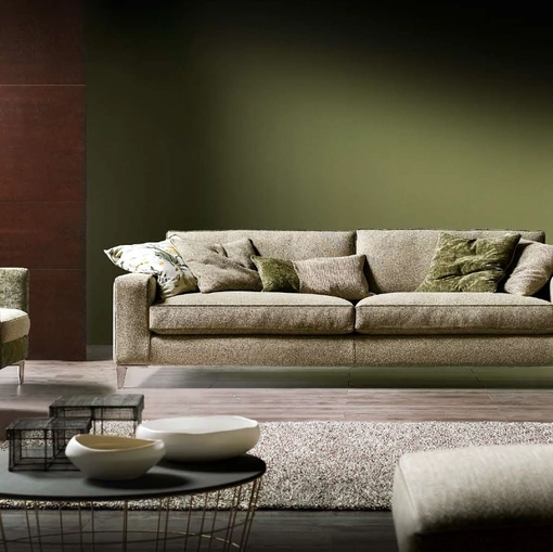 Divano lineare Bond di Cava Divani