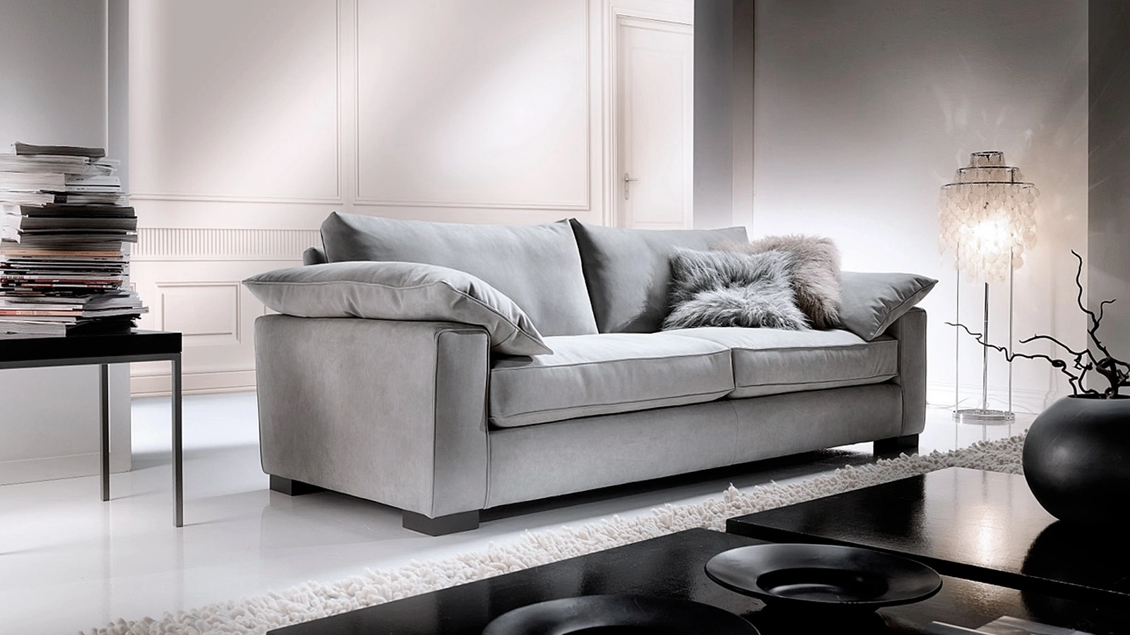 Divano lineare Brando di Cava Divani