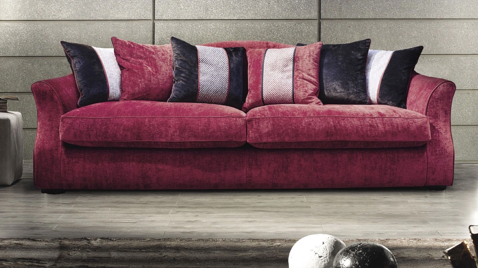 Divano lineare Brera di Cava Divani