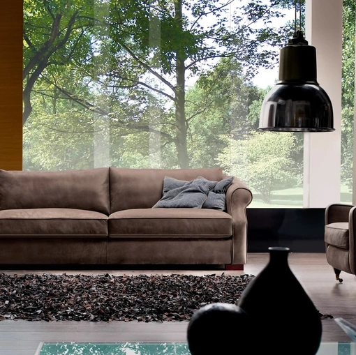 Divano lineare Alexander di Cava Divani